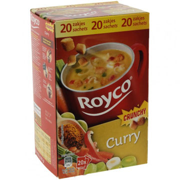 ROYCO SOEP DOOS CURRY DOOS 20ST Afbeeldingen van ROYCO SOEP DOOS CURRY DOOS 20ST