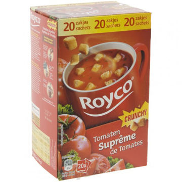 ROYCO SOEP DOOS TOMAATSUPREME DOOS 20ST Afbeeldingen van ROYCO SOEP DOOS TOMAATSUPREME DOOS 20ST
